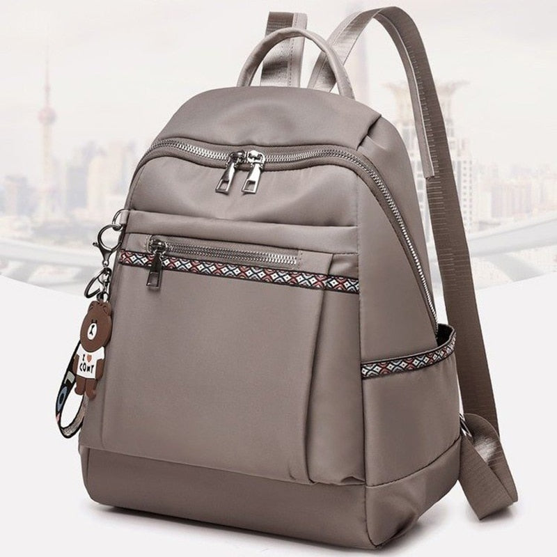 New High Quality Leather Backpack Women Large Capacity Travel Backpack School Bags for Girls mochila