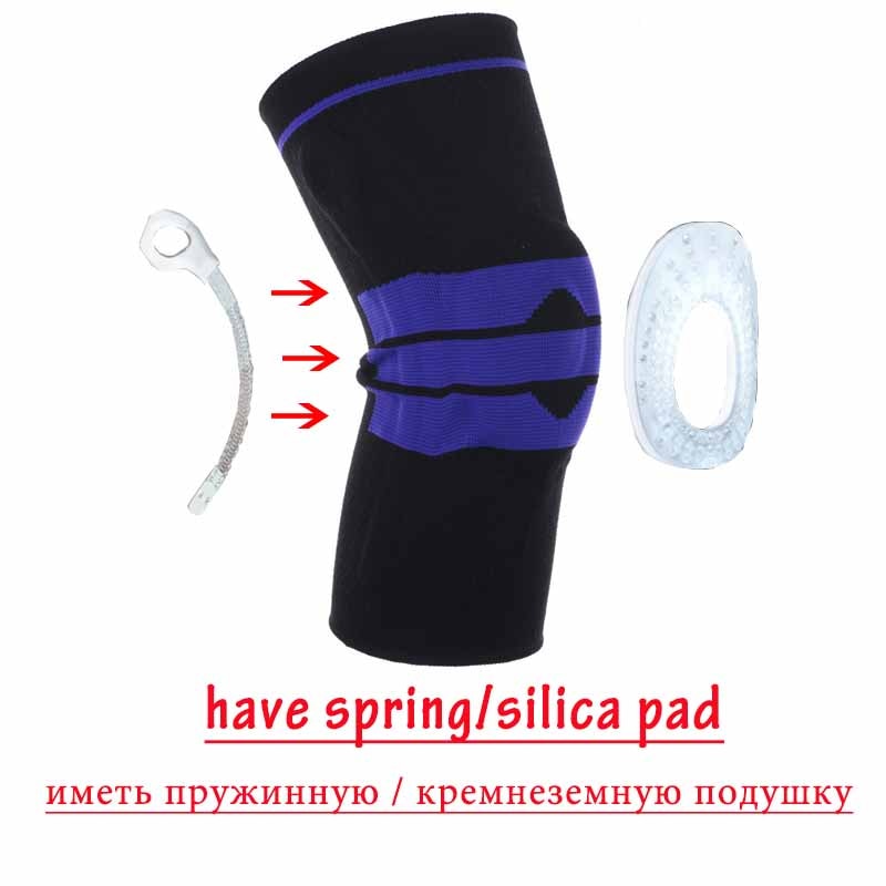 1pcs Full Knee Brace Strap Patella Medial Support Strong Meniscus Compression Protection Sport Pads Running Basket Health Care