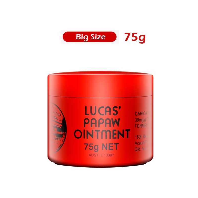 Australia Lucas PAPAW Ointment Diaper Rash Cream Wound Care Papaya Skin Rash Cream for insect bites nappy rash 25g/75g