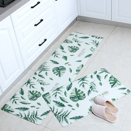 Non-slip Oil Proof  Waterproof PU PVC Carpet for living Room Modern Kitchen Mat Bedroom Rug