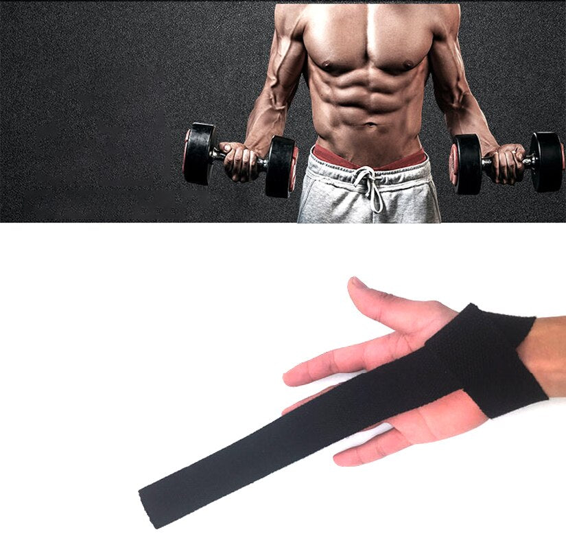 New 2pcs Gym Lifting Straps Weight lifting Wrist Weight Belt Body Building Gloves for Women Men Fitness Crossfit Barbells Power