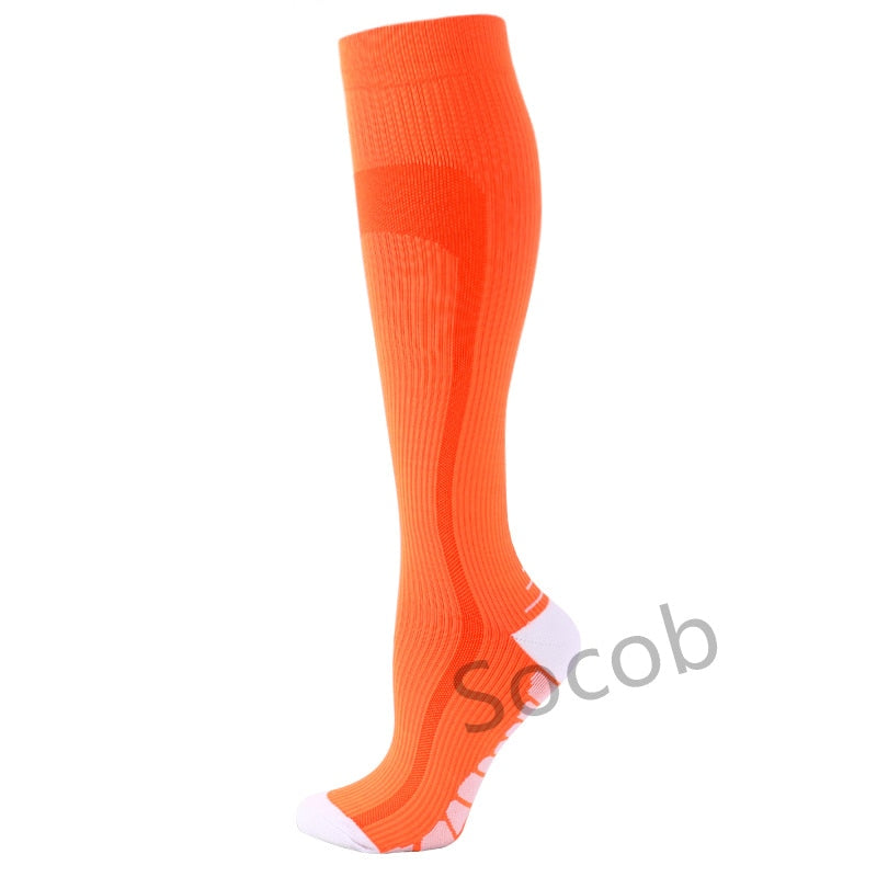 Compression Socks Football Socks Running Outdoor Sports  Crossfit Flight Travel Nurses Men WomenCompression Stockings