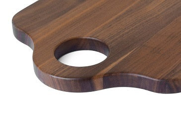 Black walnut cheese board special-shaped cutting boards solid wood rootstock hole wood board kitchen stuff