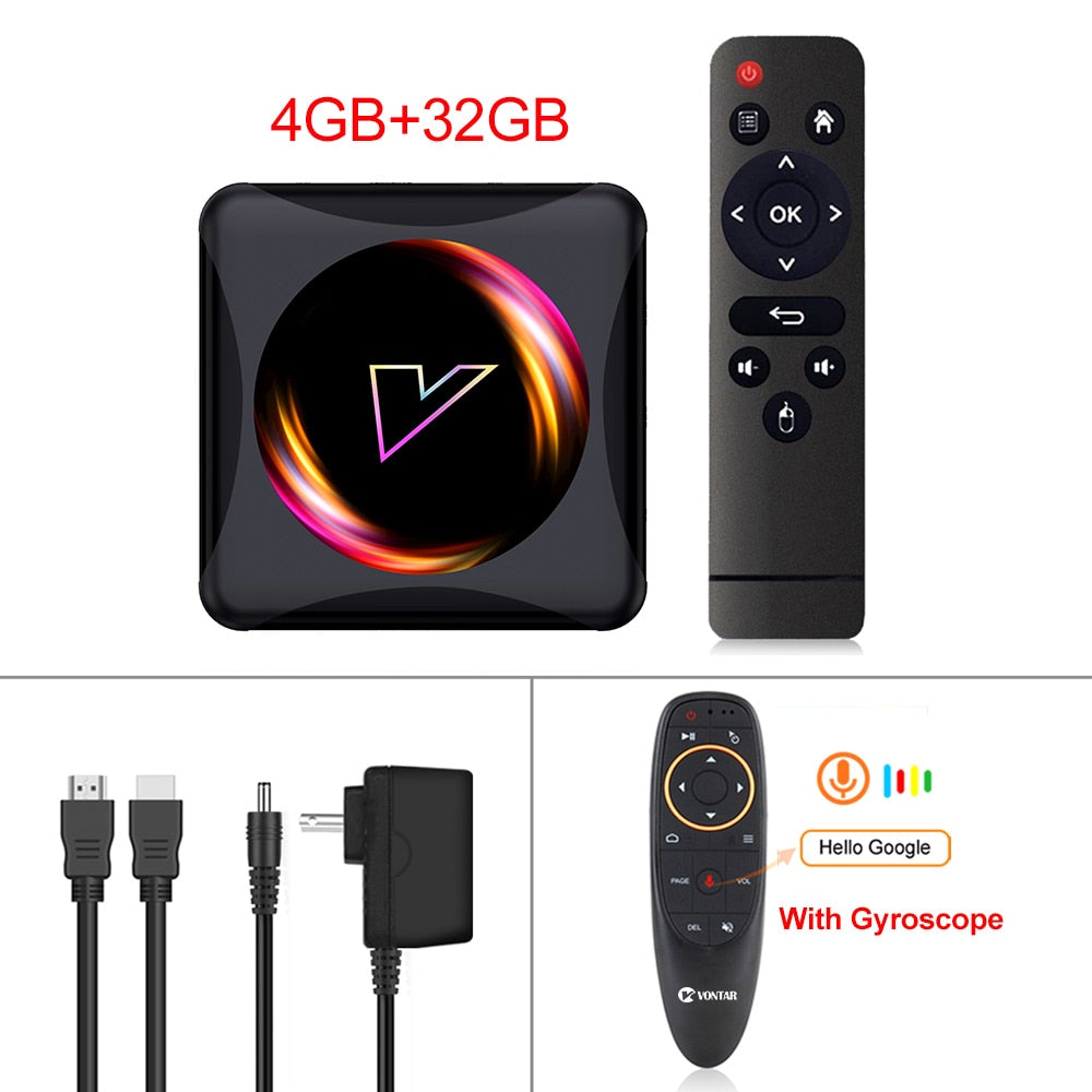 VONTAR Z5 Smart TV Box Android 11 Android 10 4G 64GB 32GB RK3318 1080p 4K BT Media player TVBOX Set Top Box 2GB16GB