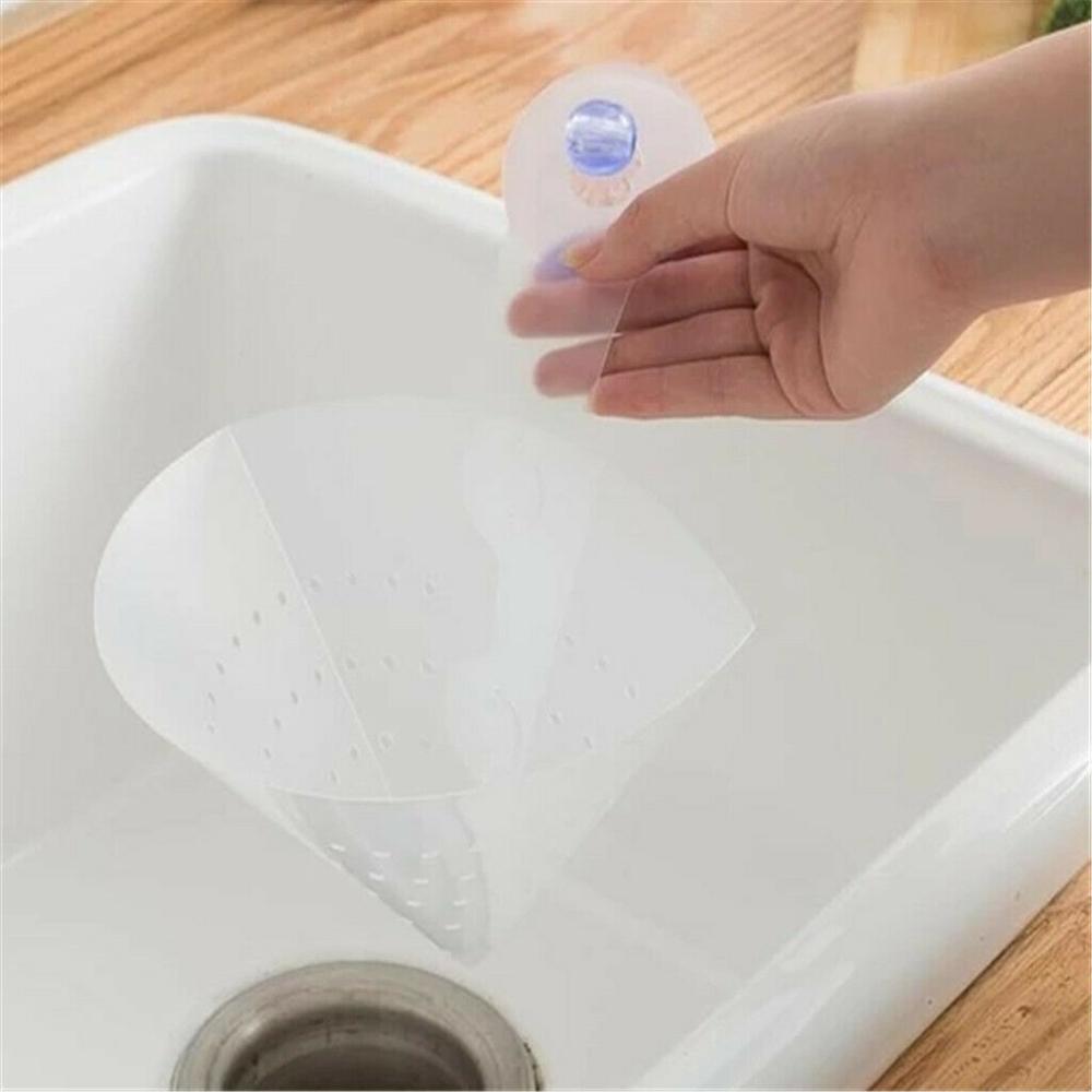 Kitchen Accessories Gadgets Self-Standing Stopper Kitchen Anti-Blocking Device Recyclable Drain Filter Kitchen Supplies Goods