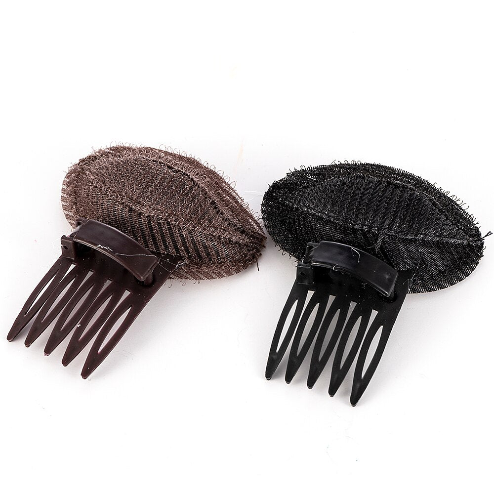 Hair Base Bump Volume Fluffy Princess Styling Increased Hair Sponge Pad Hair Puff paste Styling  Clip Comb Insert Tool