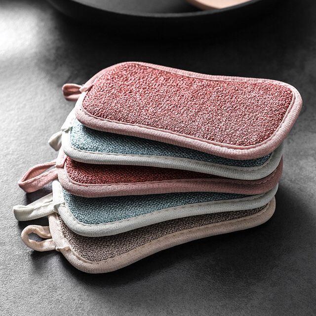 Sponge Rag Cleaning Cloth For Washing Dishs Kitchen Supplies Kitchen Double Side Absorbent Dishcloth Special Soft Kitchen Tool