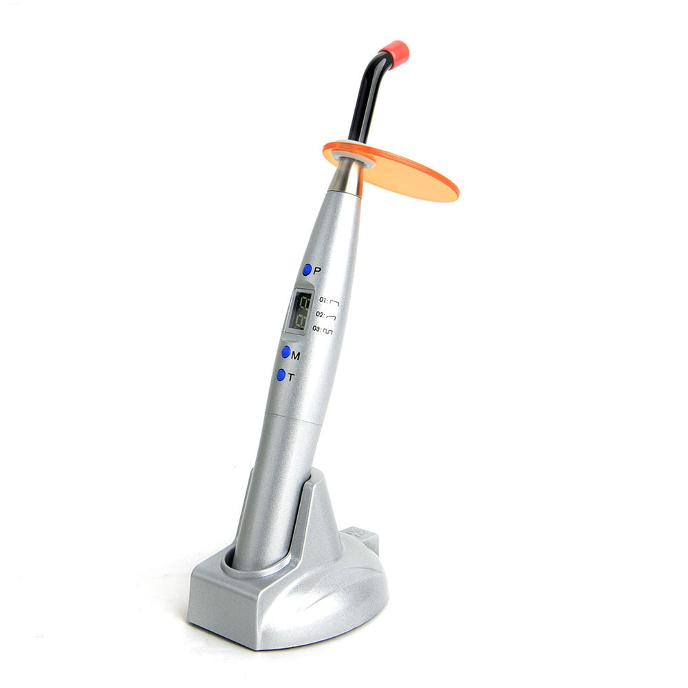 AZDENT Dental Colorful LED Curing Light Wireless Cure Lamp Machine 5W≥1200mw/c㎡ Wavelength 440-480nm Dental Instrument