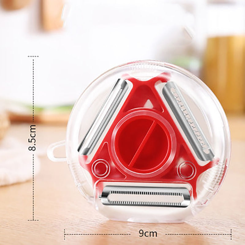 Magic Trio Peeler Slicer Shredder Peeler Julienne Cutter Multi Stainless Steel Blade Grater Zesters Kitchen accessories