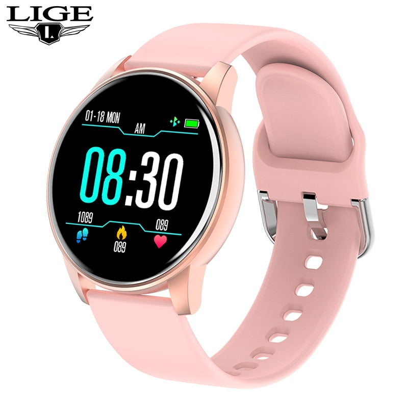 2023 Women Smart Watch Real-time Weather Forecast Sport Fitness Heart Rate Monitor Ladies Fashion Smartwatch Men For Android IOS