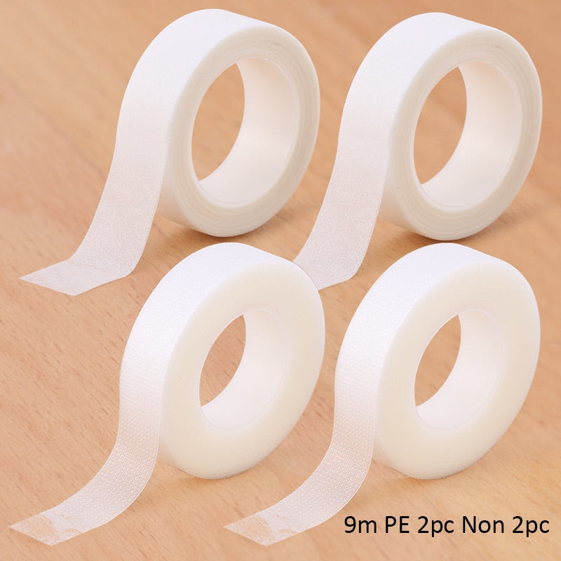 New breathable easy to tear Medical Tape/White Silk Paper Under Patches Eyelash Extension Supply Eyelash Extension Tape