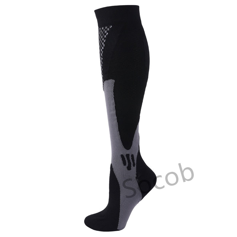 Compression Socks Football Socks Running Outdoor Sports  Crossfit Flight Travel Nurses Men WomenCompression Stockings