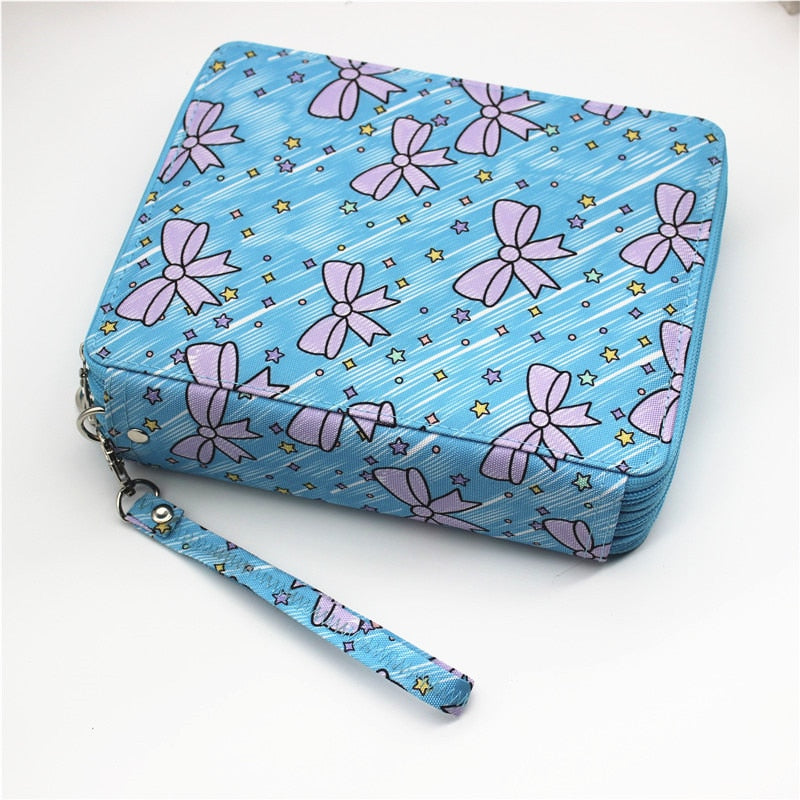 Kawaii Pencil Case Big 120 Holes Pen Box for Girls Boys Back to School Pencilcase Large Cute Penal Cartridge Bag Stationery Kit