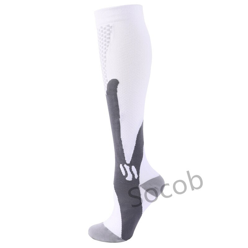 Compression Socks Football Socks Running Outdoor Sports  Crossfit Flight Travel Nurses Men WomenCompression Stockings