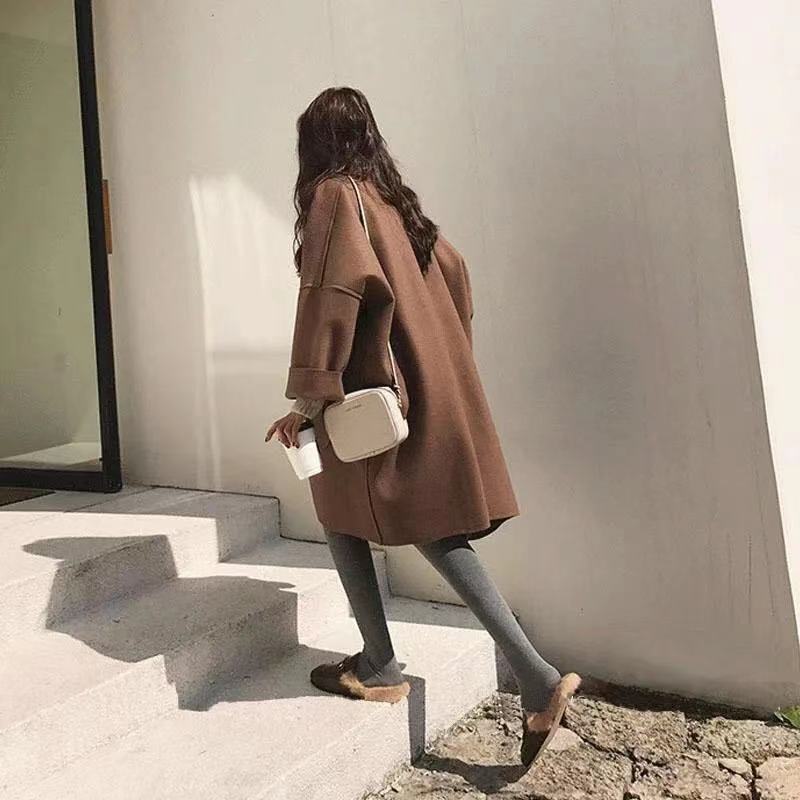 Spring Women Long Trench Coat Luxury Casual Loose Coat Solid Color Cloak Thin Women Windbreaker Coat