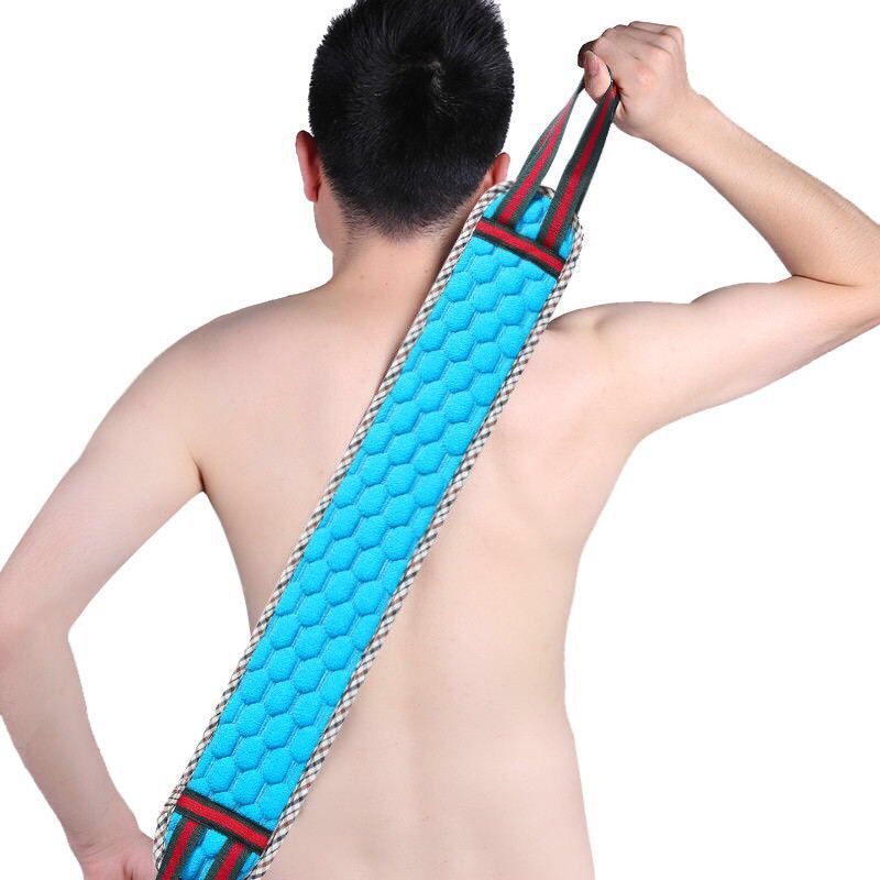 Bathing supplies Both Sides Bath Towel Rub Brush Pull Back Strip Rub Back Belt Bathroom Tools brosse pour le do Exfoliating