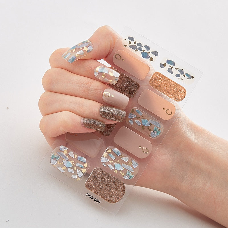 Three Sorts 0f Nail Stickers Self Adhesive Nail Sticker Nails Art Decoration Nail Designs Nails Sticker Designer Full Beauty