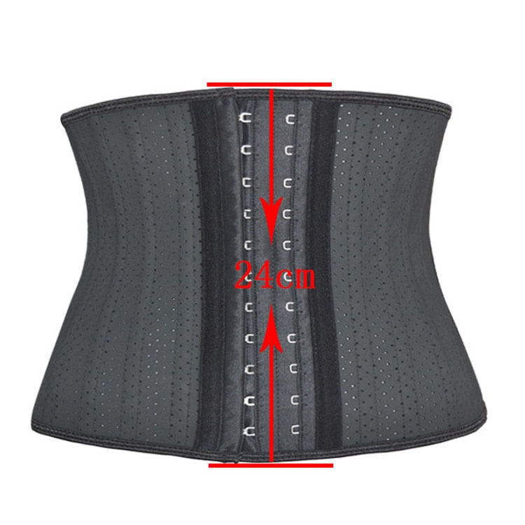 Steel Boned Latex Corset Women Waist Control Corset Bustier Underbust Latex Waist Trainer Corset Slimming Shaper Belt