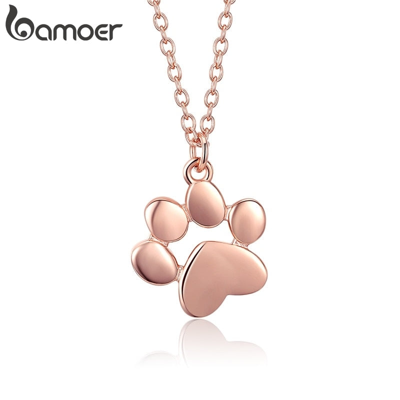 Gold/Silver Paw Necklace/Pendant Chain for Women