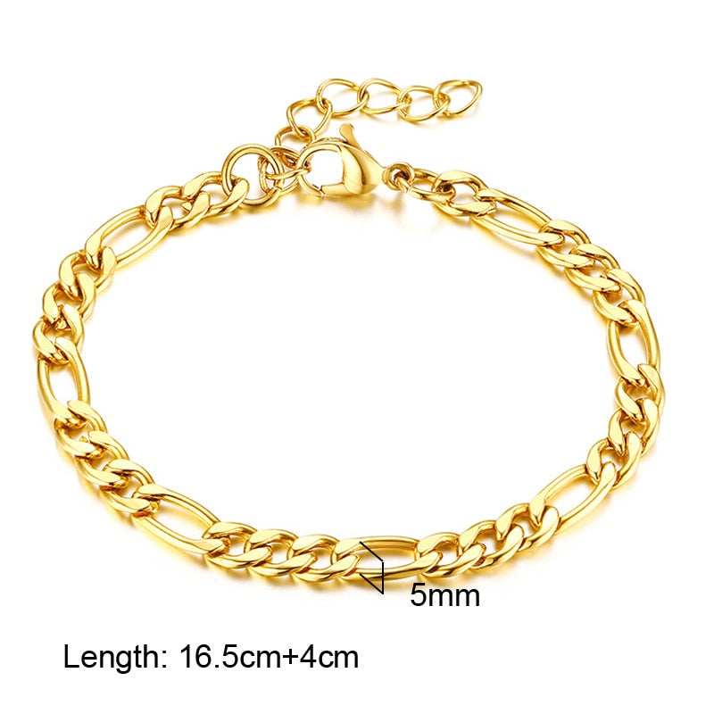 Paperclip Chain Bracelet for Women,Gold Color Stainless Steel Rectangle Link Bracelets,Cable Dainty Girls Layering Jewelry