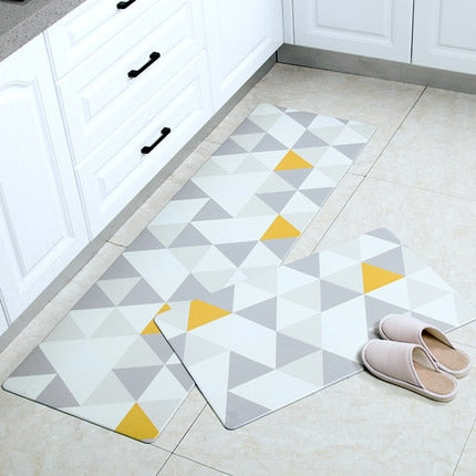 Non-slip Oil Proof  Waterproof PU PVC Carpet for living Room Modern Kitchen Mat Bedroom Rug