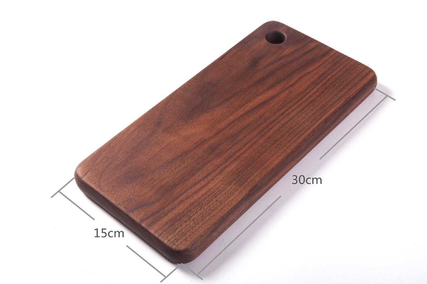 Black walnut cheese board special-shaped cutting boards solid wood rootstock hole wood board kitchen stuff