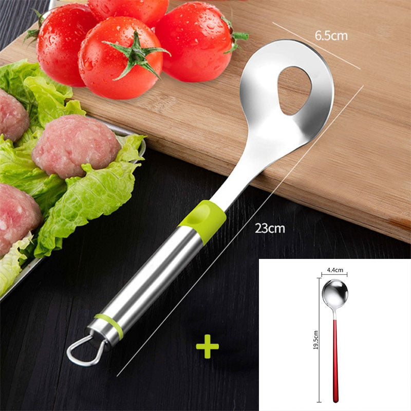 Creative Meatball Maker Spoon Stainless Steel Non-Stick Creative Meatball Maker Cooking Tools Kitchen Gadgets And Accessories