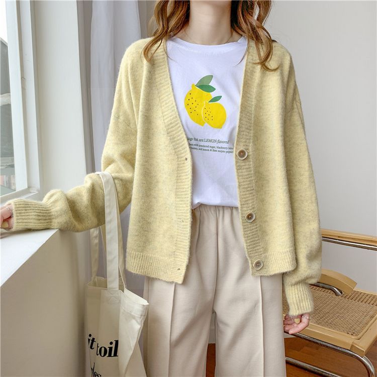 Women Sweater Cardigans Spring Solid Cashmere Sweater Coat Chic Korean style Casual Cardigans Roupa Jacket sueters mujer