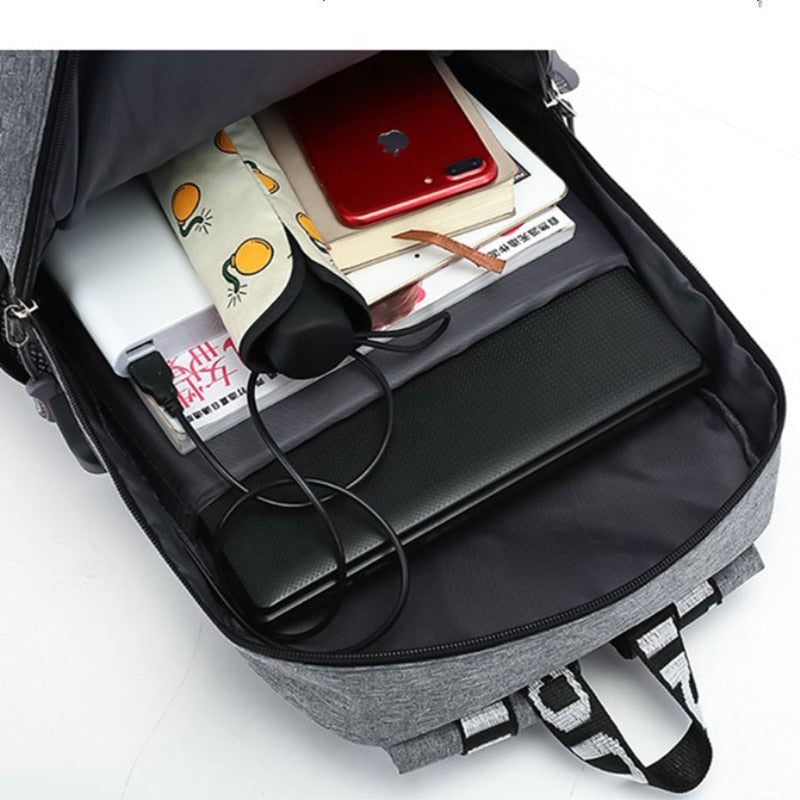 USB Charging Teenagers School Backpack Boys Student Schoolbag Men Large Travel Backpacks Laptop Notebook Rucksack Bookbag XA149M