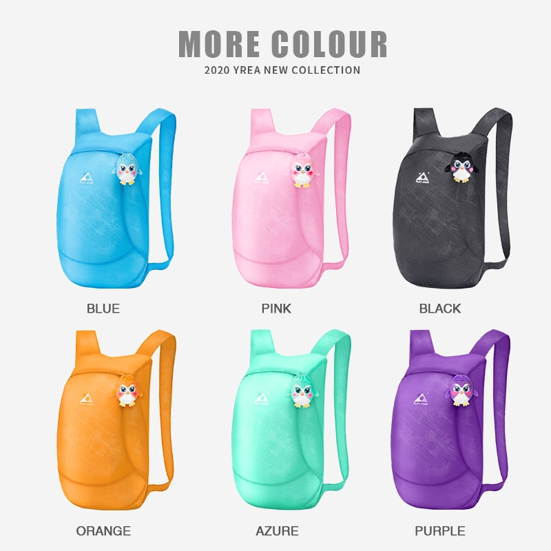 PLAYKING Lightweight Nylon Foldable Backpack Waterproof Mini bag Travel Backpack Women small Bag Folding shopping school bag