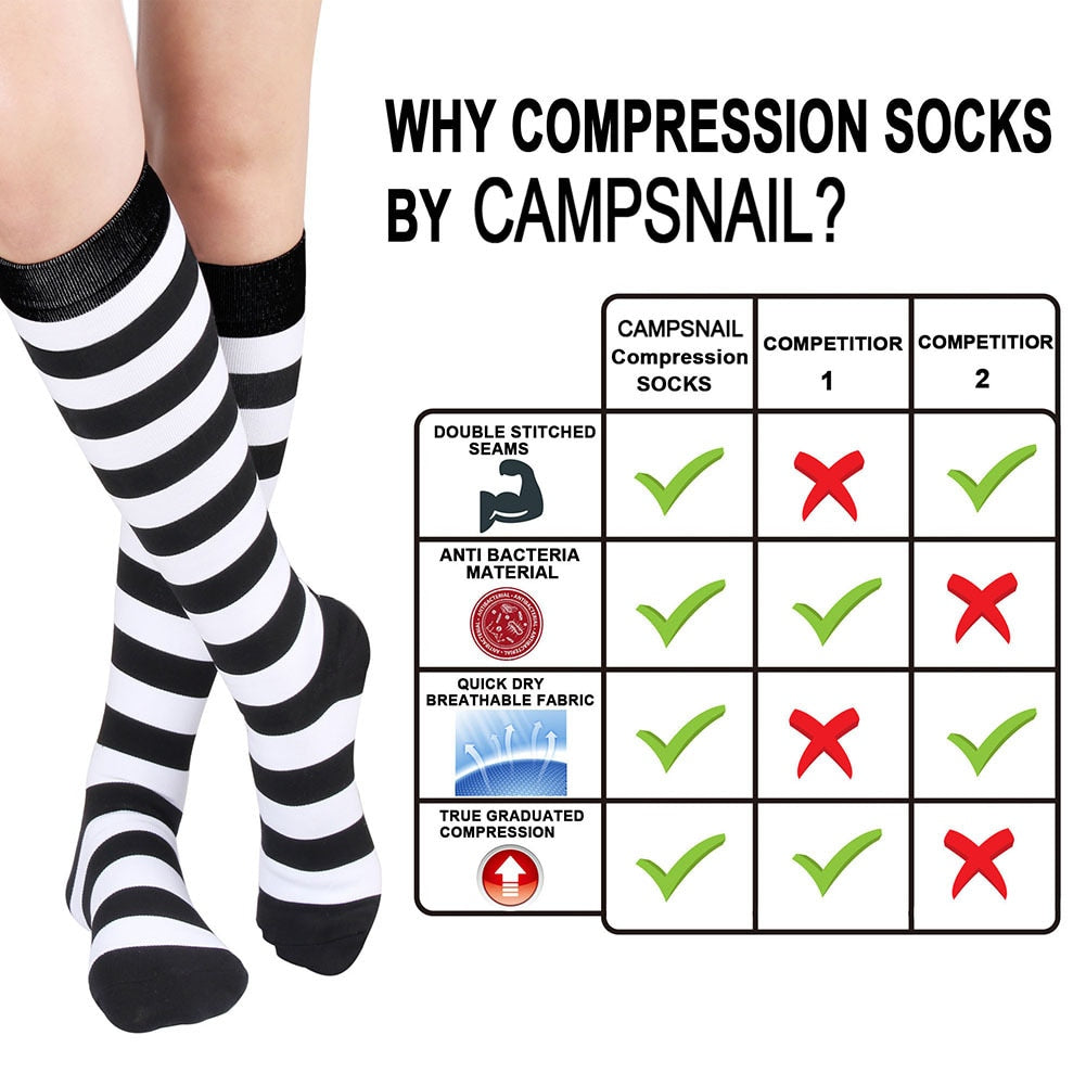 57 Styles Compression Stockings Stamina Men Women Crossfit Socks Medical Nursing Fit For Cycling Travel Flight Sport Socks