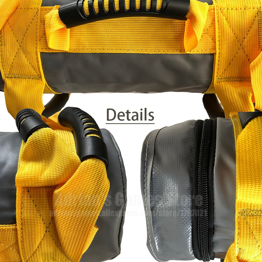 Power Bag Empty 5/10/15/20/25/30KG Home Fitness Gym Crossfit Workout Heavy Duty Sand Bag Muscle Training Leather Material