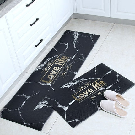 Non-slip Oil Proof  Waterproof PU PVC Carpet for living Room Modern Kitchen Mat Bedroom Rug