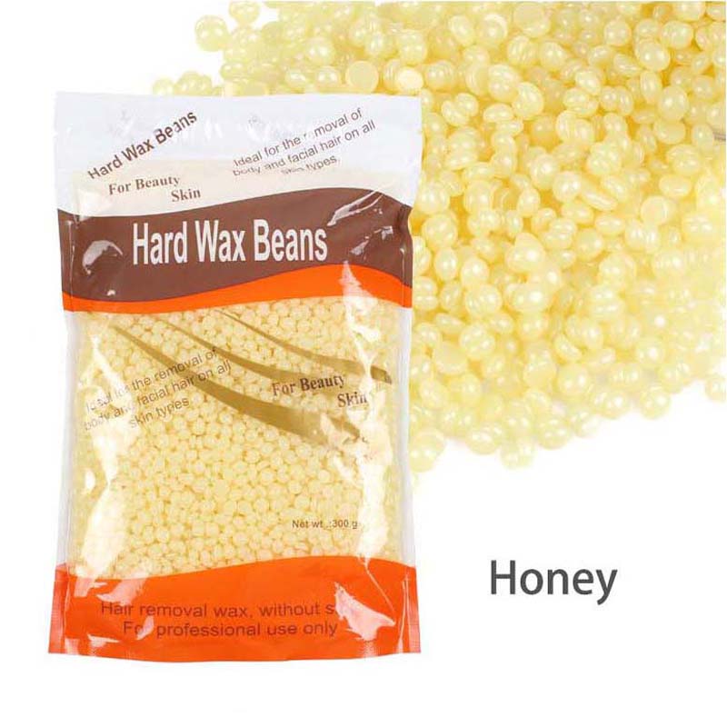 300g Wax Beans Hot Film Hard Wax Depilatory Hard Hair Removal Bean Waxing Bikini Face Legs Body Hair Removal Unisex