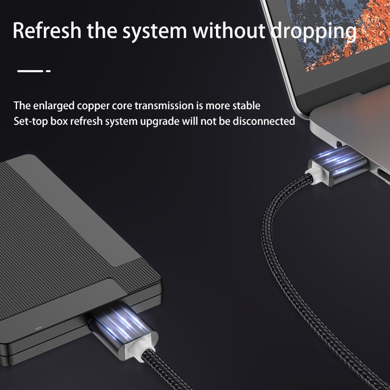 Kebiss Weave USB to USB Extension Cable Type A Male to Male USB Extender for Radiator Hard Disk Webcom Camera USB Cable Extens