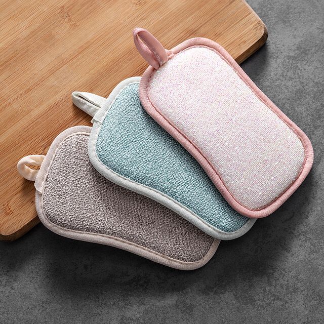 Sponge Rag Cleaning Cloth For Washing Dishs Kitchen Supplies Kitchen Double Side Absorbent Dishcloth Special Soft Kitchen Tool