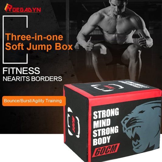 Three In One Fitness Equipment For Home Gym Jumping Box Crossfit PVC Gym Training Jumping Box Abdominal Muscle Trainer Machine