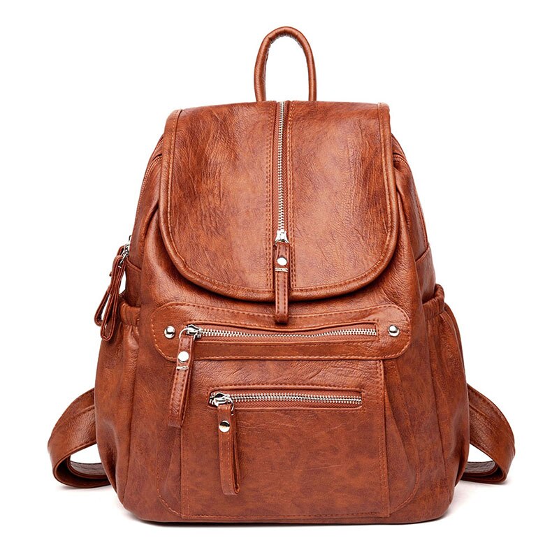 New Women Backpack High Quality Leather Backpack Fashion School Bags Casual Shoulder Bags Large Capacity Travel Backpack