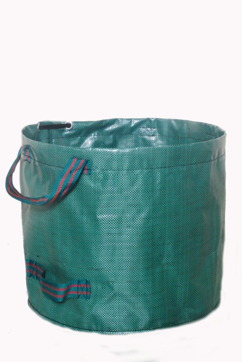 60L-500L Large Capacity Garden Bag Reusable Leaf Sack Trash Can Foldable Garden Garbage Waste Collection Container Storage Bag