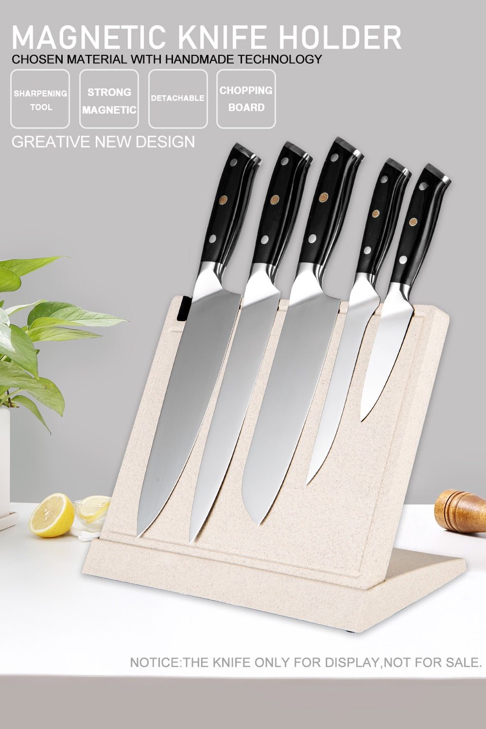 Multifunction Magnetic Knife Holder Powerful Magnet Universal Knife Rack Home Kitchen Knives Set Practical Storage Tool