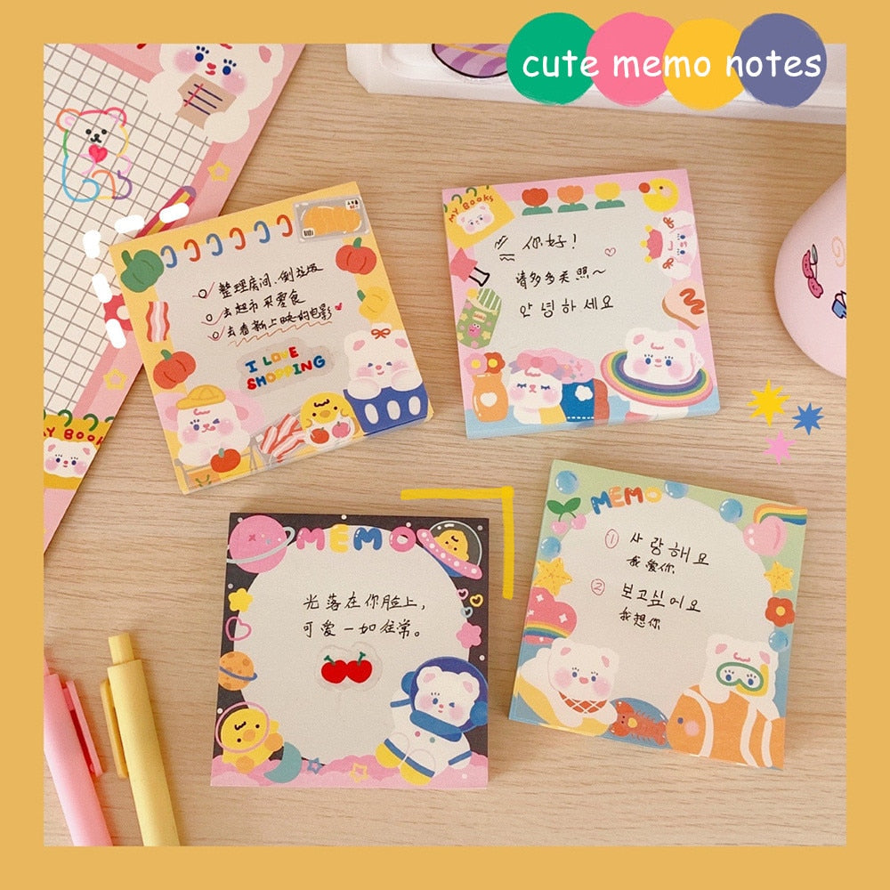 Kawaii Daily Memo Pads Note Paper Monthly Planner To Do It Check List Notepad Paperlaria School Stationery