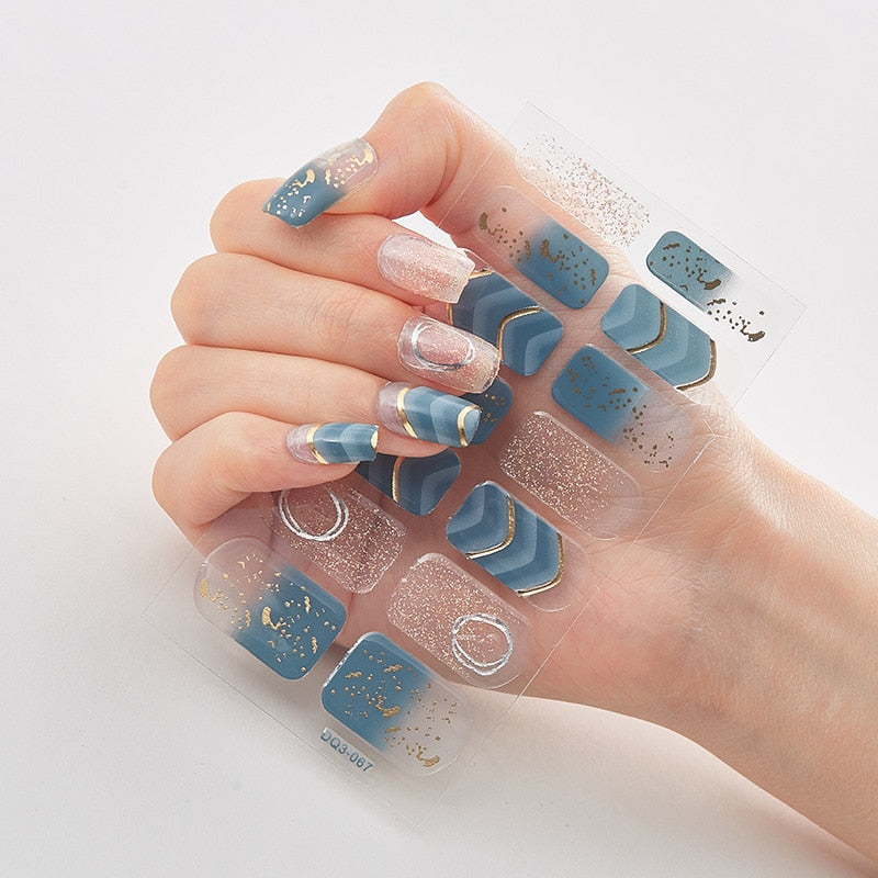 Three Sorts 0f Nail Stickers Self Adhesive Nail Sticker Nails Art Decoration Nail Designs Nails Sticker Designer Full Beauty