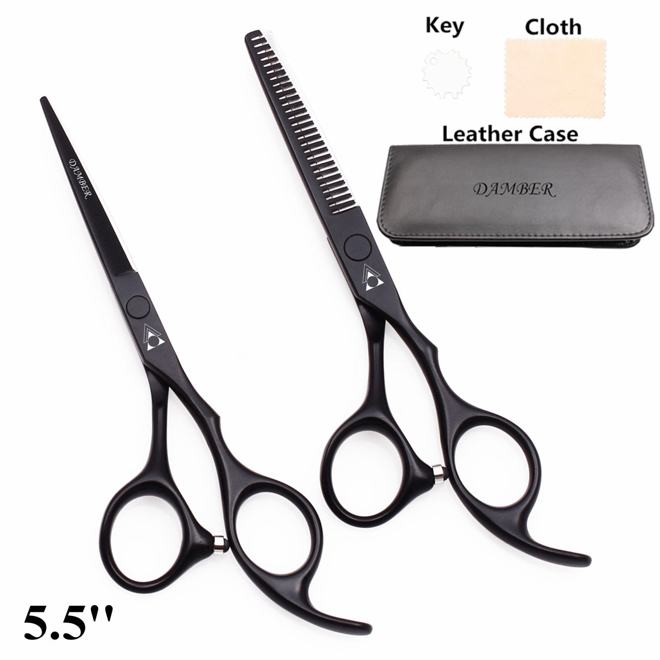 Hair Scissors 5.5 6.0 Professional Hairdressing Scissors Thinning Barber Scissor Set Hair Cutting Scissors 440C Japan Steel 888#