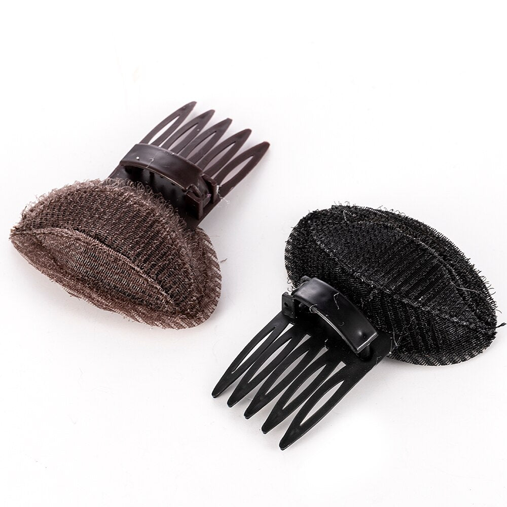 Hair Base Bump Volume Fluffy Princess Styling Increased Hair Sponge Pad Hair Puff paste Styling  Clip Comb Insert Tool