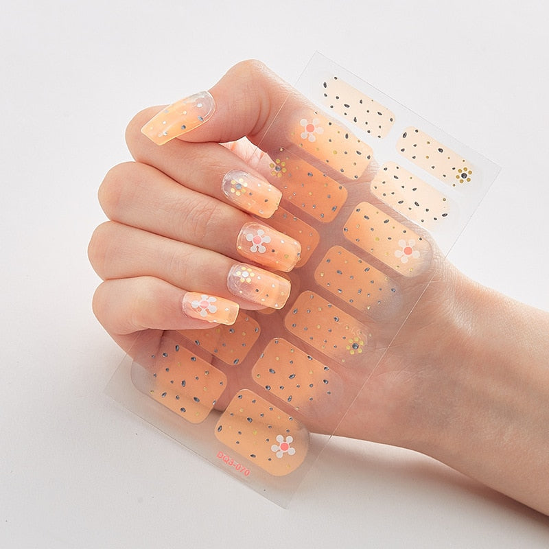 Three Sorts 0f Nail Stickers Self Adhesive Nail Sticker Nails Art Decoration Nail Designs Nails Sticker Designer Full Beauty