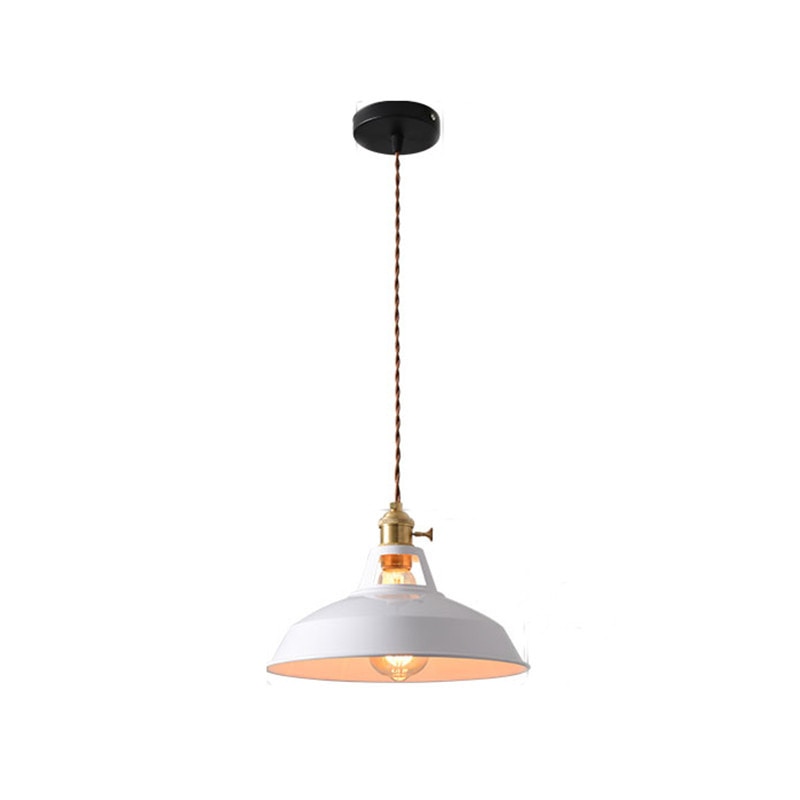 Pendant Light Retro Industrial Colorful Restaurant Kitchen Home Ceiling Lamp Vintage Hanging Light Lampshade Decorative Lamps