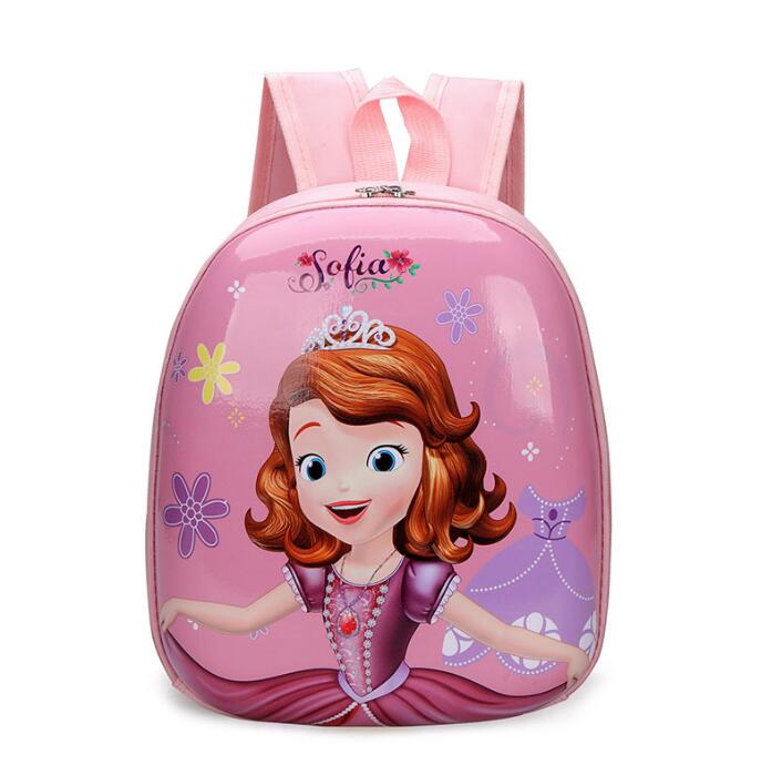 Disney Children bag for school shell princess backpack children kindergarten cartoon schoolbag girl boy backpack Frozen Elsa