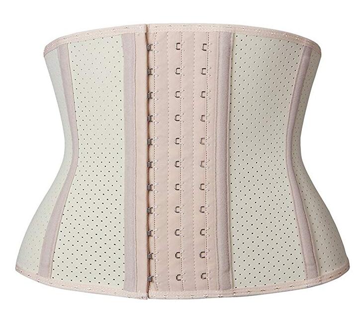 Steel Boned Latex Corset Women Waist Control Corset Bustier Underbust Latex Waist Trainer Corset Slimming Shaper Belt