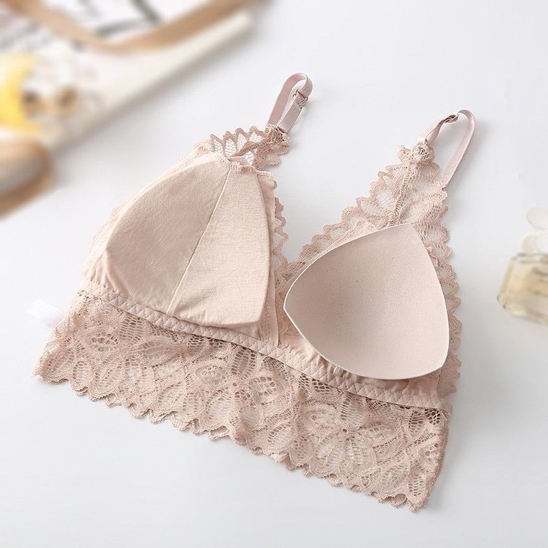 Sexy Lace Underwear French Bra Set Comfortable Women Bras Lingeries Ladies Underwear Suit