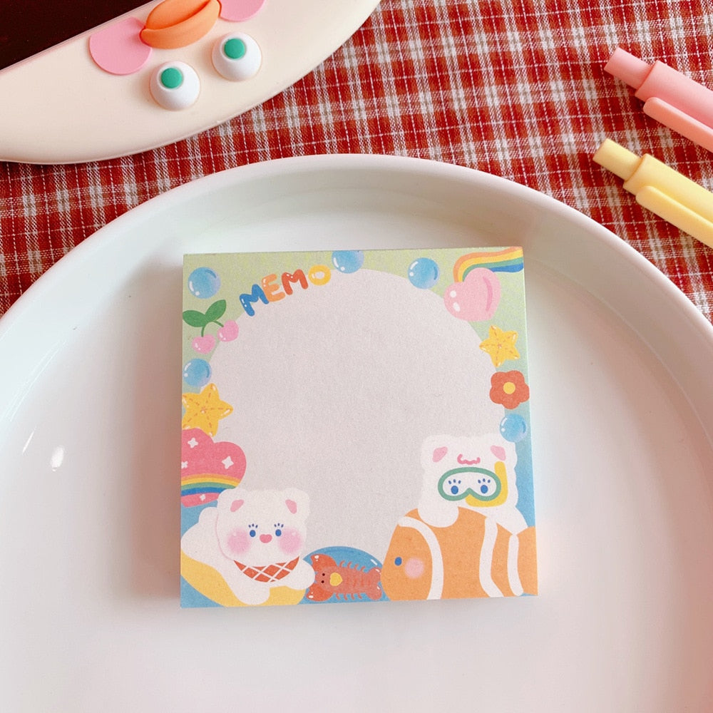 Kawaii Daily Memo Pads Note Paper Monthly Planner To Do It Check List Notepad Paperlaria School Stationery